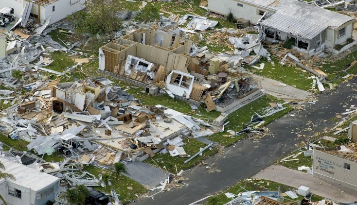 least natural disaster states